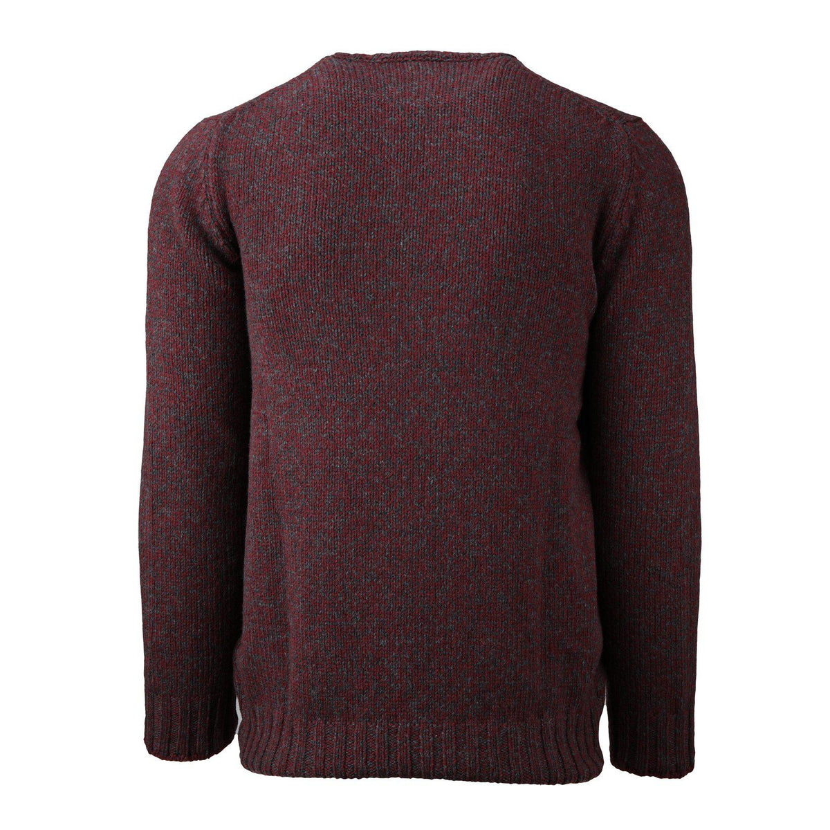 Wollpullover Rundhals Melange-Gran Sasso-Conrad Hasselbach Shoes & Garment