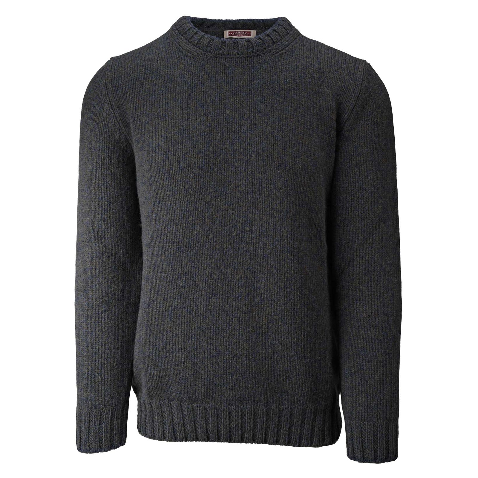 Wollpullover Rundhals Melange-Gran Sasso-Conrad Hasselbach Shoes & Garment