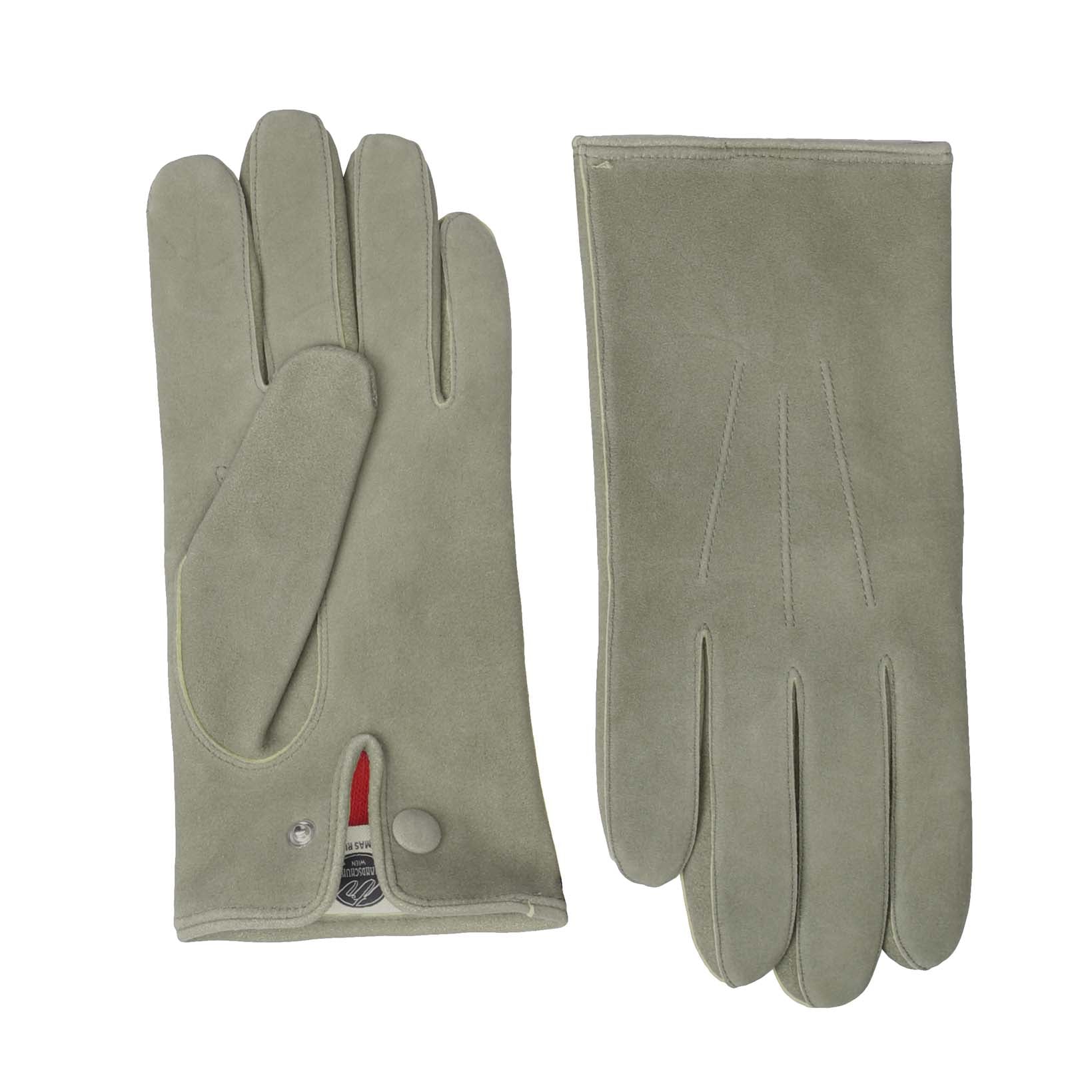 handschuhe ziegenleder Ziegenlederhandschuh mit Kaschmirfutter - Militärfarben