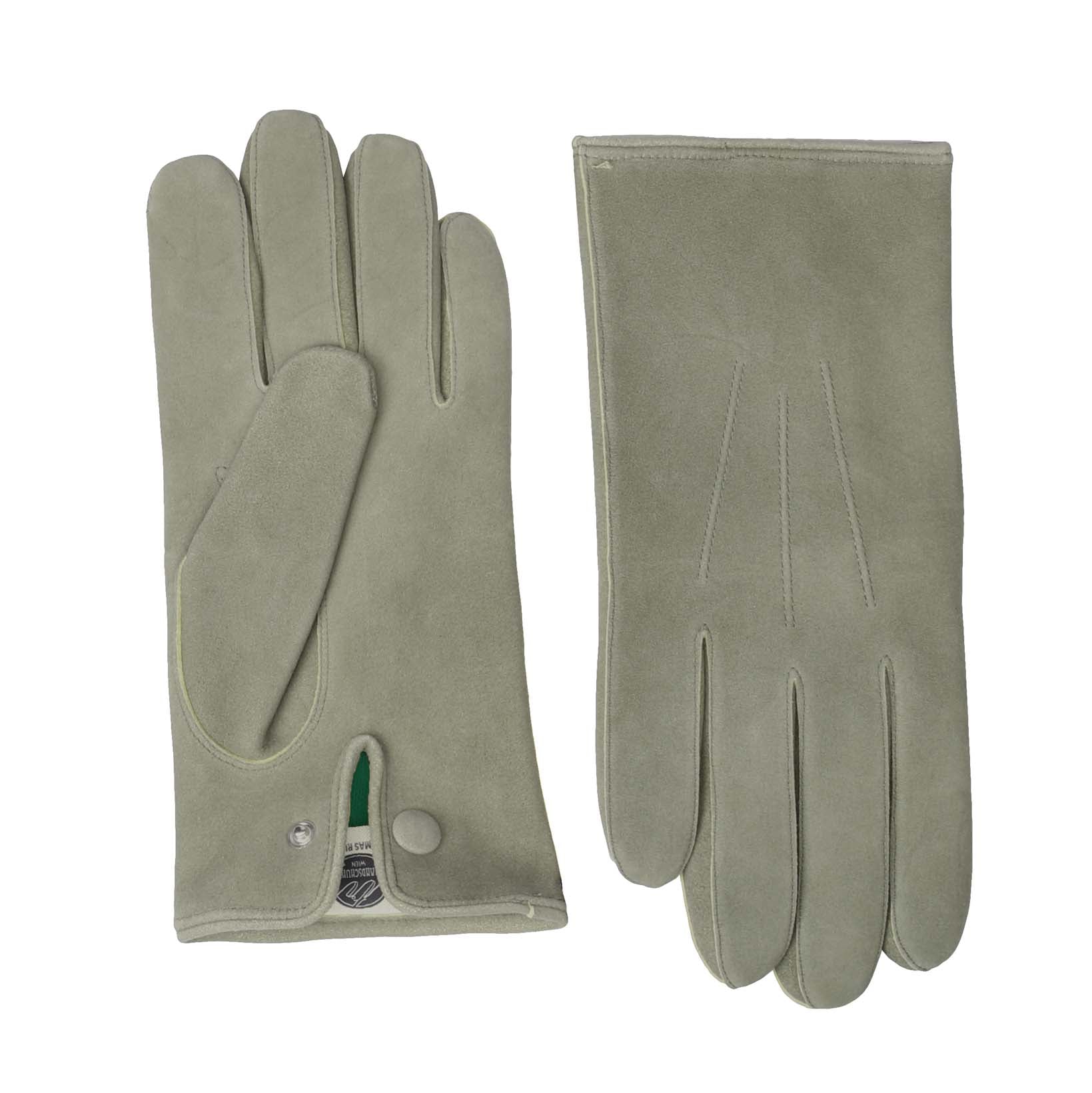 ziegenleder handschuh Ziegenlederhandschuh mit Kaschmirfutter - Militärfarben