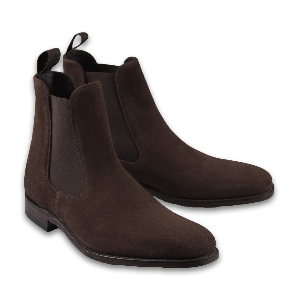 Chatsworth Chelsea Boot Suede Rubber Sole-Loake-Conrad Hasselbach Shoes & Garment