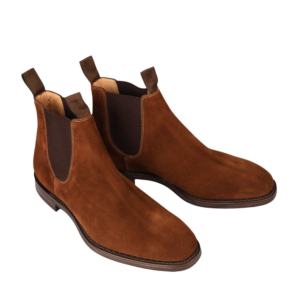 Chatsworth Chelsea Boot Suede Rubber Sole-Loake-Conrad Hasselbach Shoes & Garment