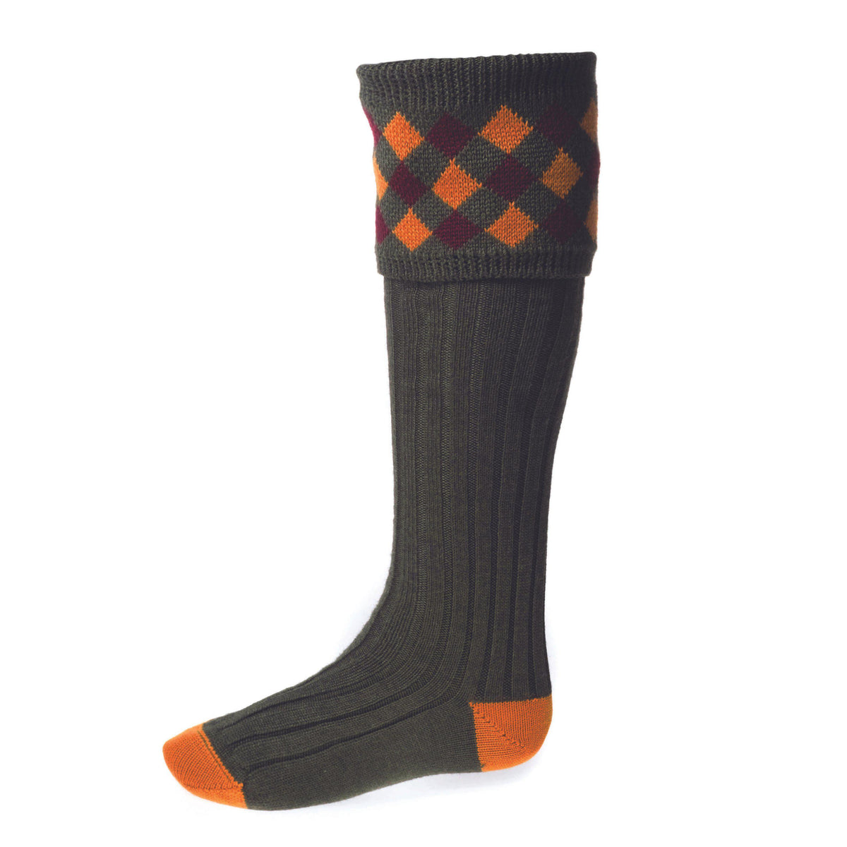 Chequers Socks-House of Cheviot-Conrad Hasselbach Shoes &amp; Garment