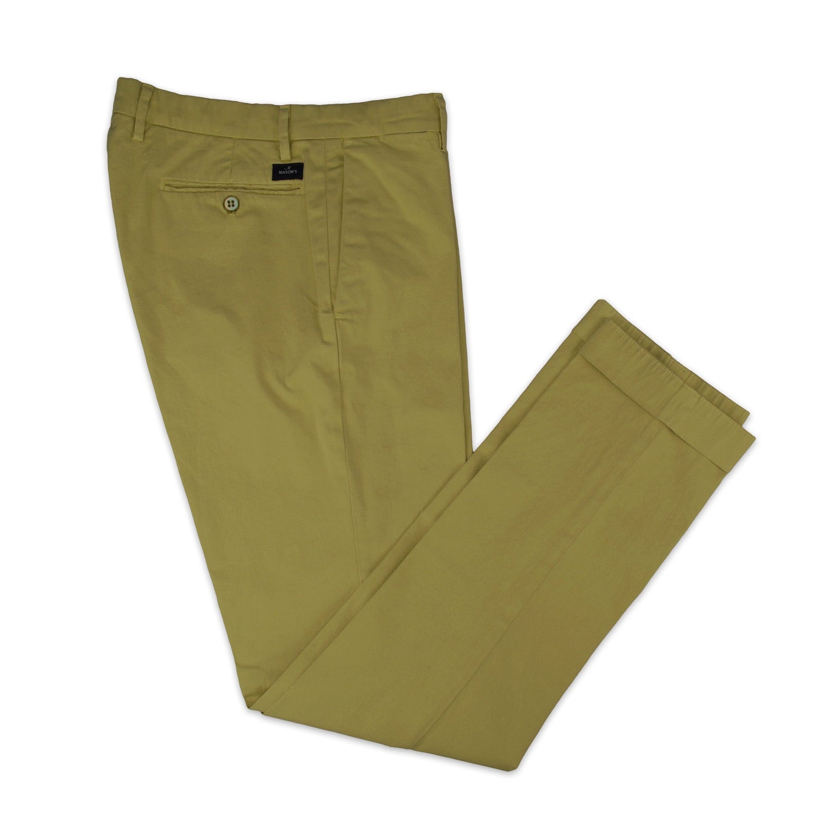 Chino-Hose für Herren aus Stretch-Satin regulär New York-Mason's-Conrad Hasselbach Shoes & Garment