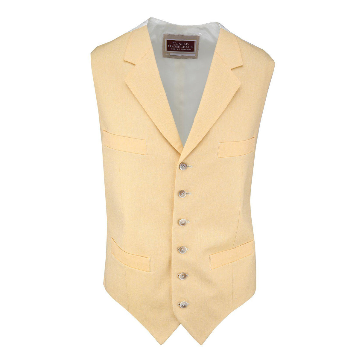 Cutaway-Weste (Einreiher) aus Baumwolle-Sheppard & Jones-Conrad Hasselbach Shoes & Garment