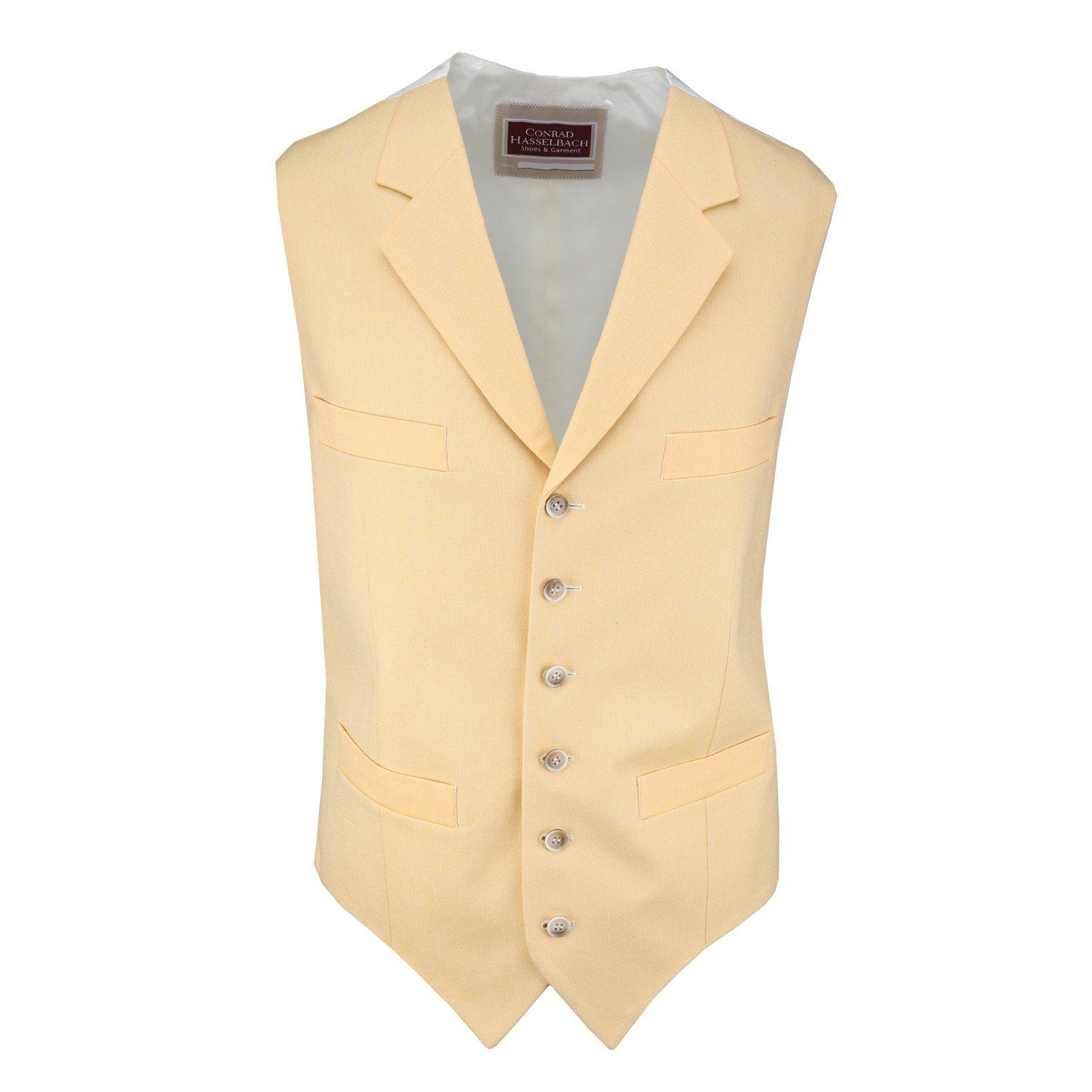 Cutaway-Weste (Einreiher) aus Baumwolle-Sheppard & Jones-Conrad Hasselbach Shoes & Garment