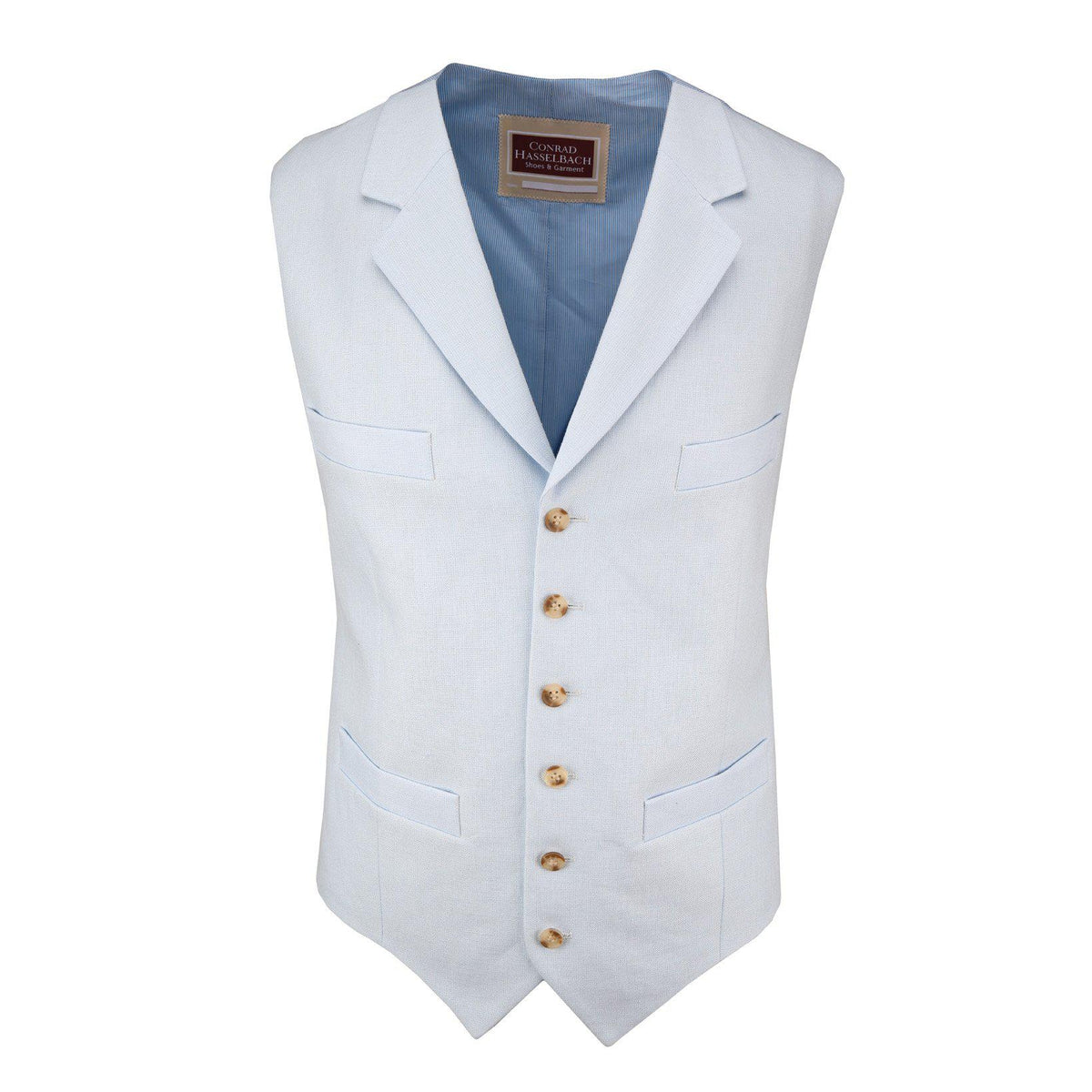 Cutaway-Weste (Einreiher) aus Baumwolle-Sheppard & Jones-Conrad Hasselbach Shoes & Garment