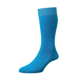Danvers Socken Aus Mercerisierter Baumwolle 5X3 Rippe-Pantherella-Conrad Hasselbach Shoes & Garment