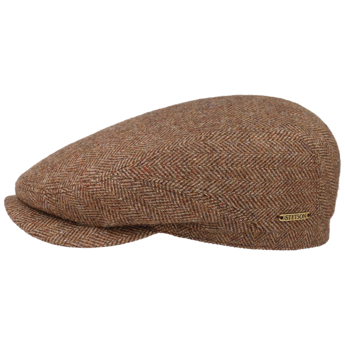 Driver Cap Wool Herringbone-Stetson-Conrad Hasselbach Shoes & Garment