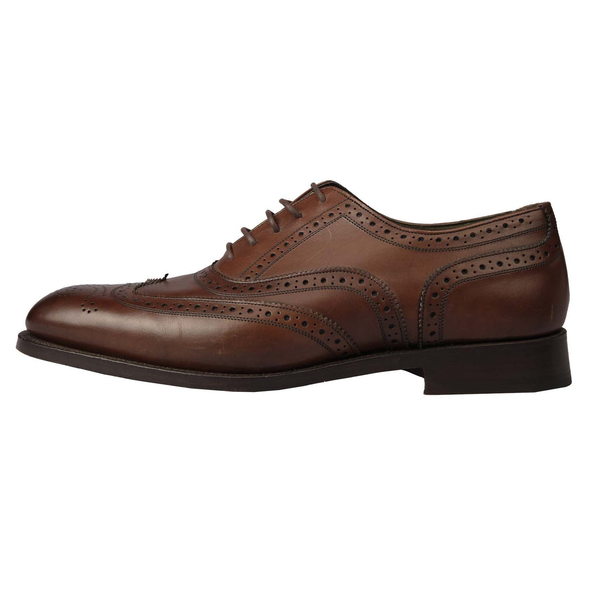 Full Brogue Coffee Burnished-Tricker&#39;s-Conrad Hasselbach Shoes &amp; Garment
