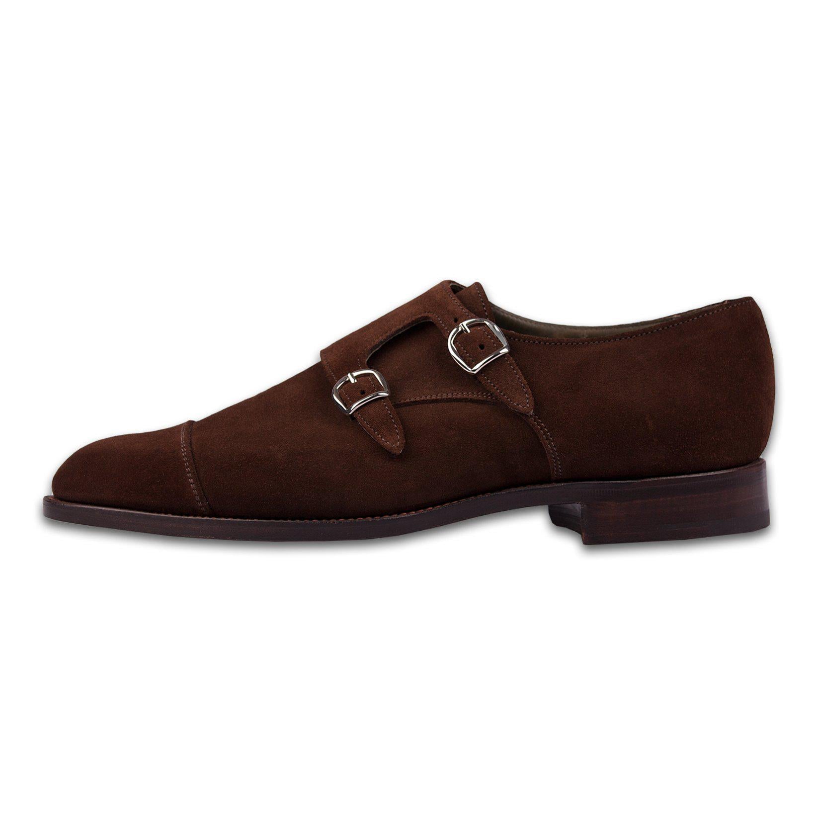 Highgate Double Buckle Monk-Tricker's-Conrad Hasselbach Shoes & Garment