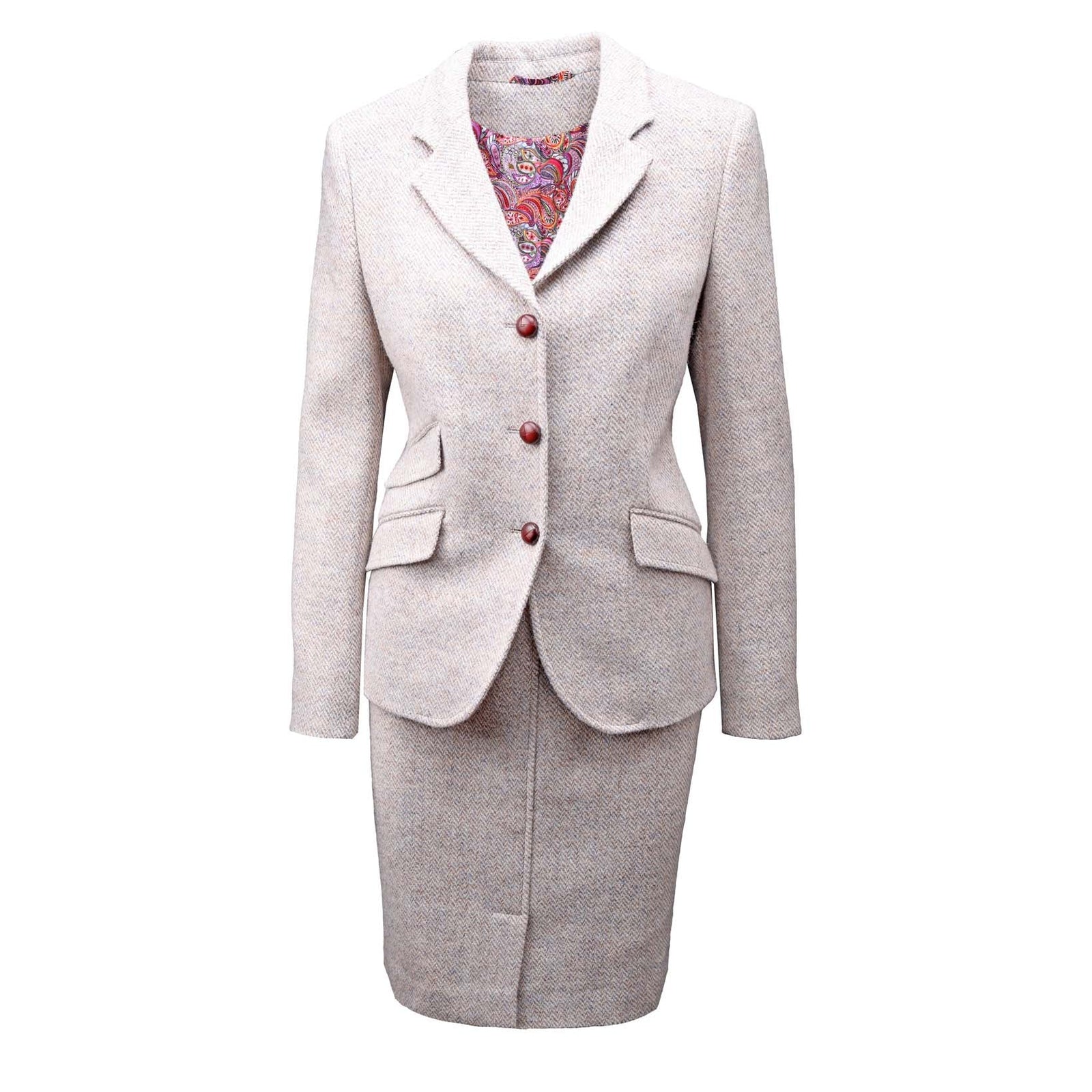 Kim Rock mit Fischgrätenmuster-British House-Conrad Hasselbach Shoes & Garment