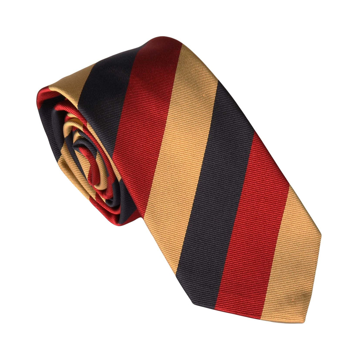 Krawatte mit Regiment Streifen-C.H.-Conrad Hasselbach Shoes &amp; Garment