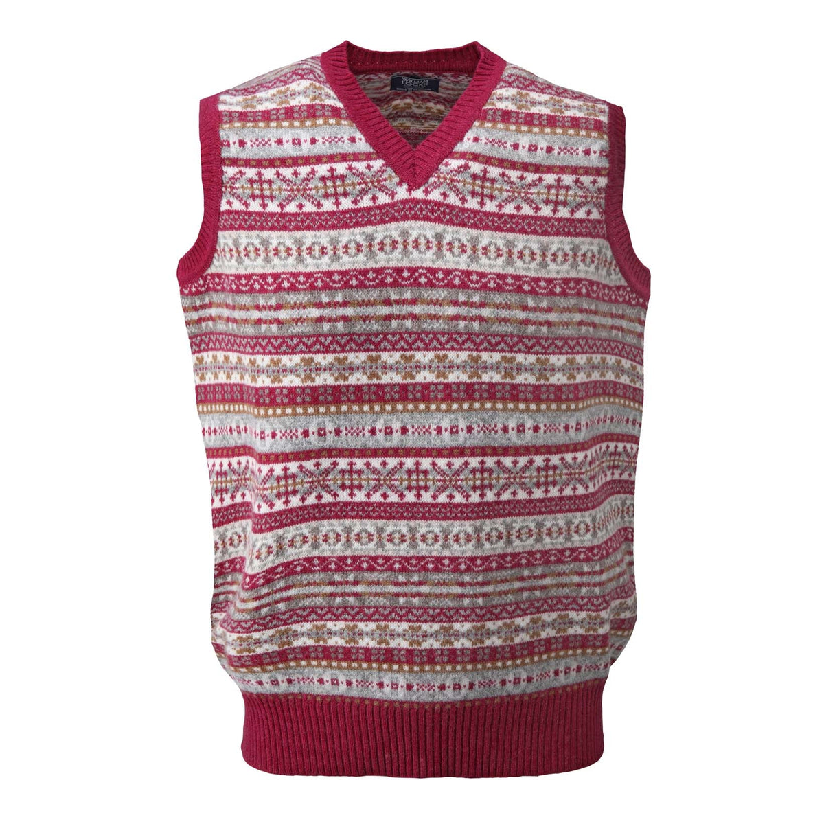 Lambswool-Fairisle-Pullunder-William Lockie-Conrad Hasselbach Shoes &amp; Garment