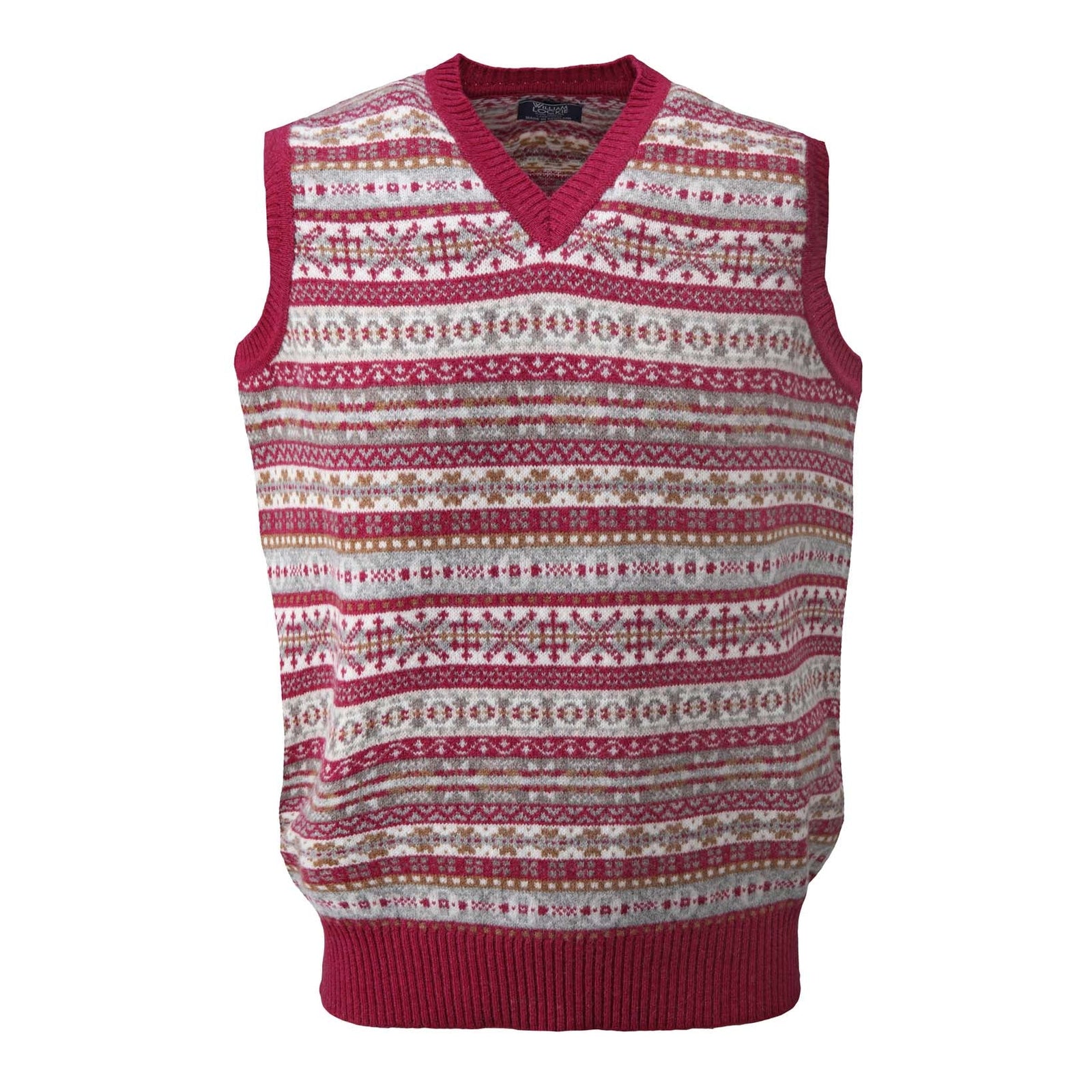 Lambswool-Fairisle-Pullunder-William Lockie-Conrad Hasselbach Shoes & Garment