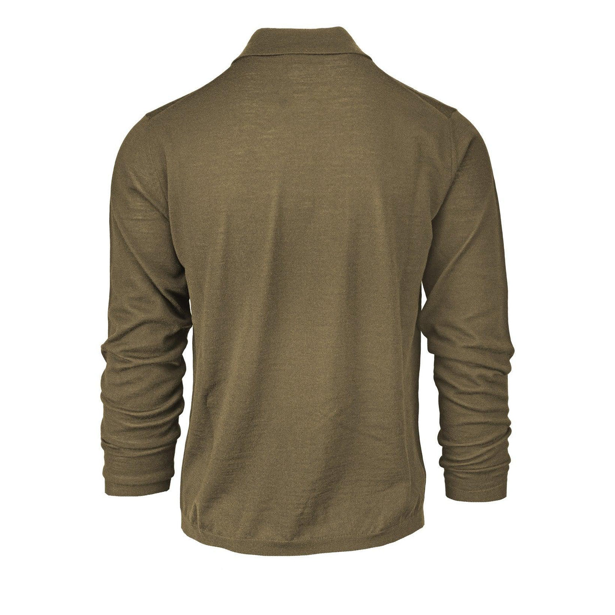 Langarm-Polo aus Flachs-Borelio-Conrad Hasselbach Shoes & Garment