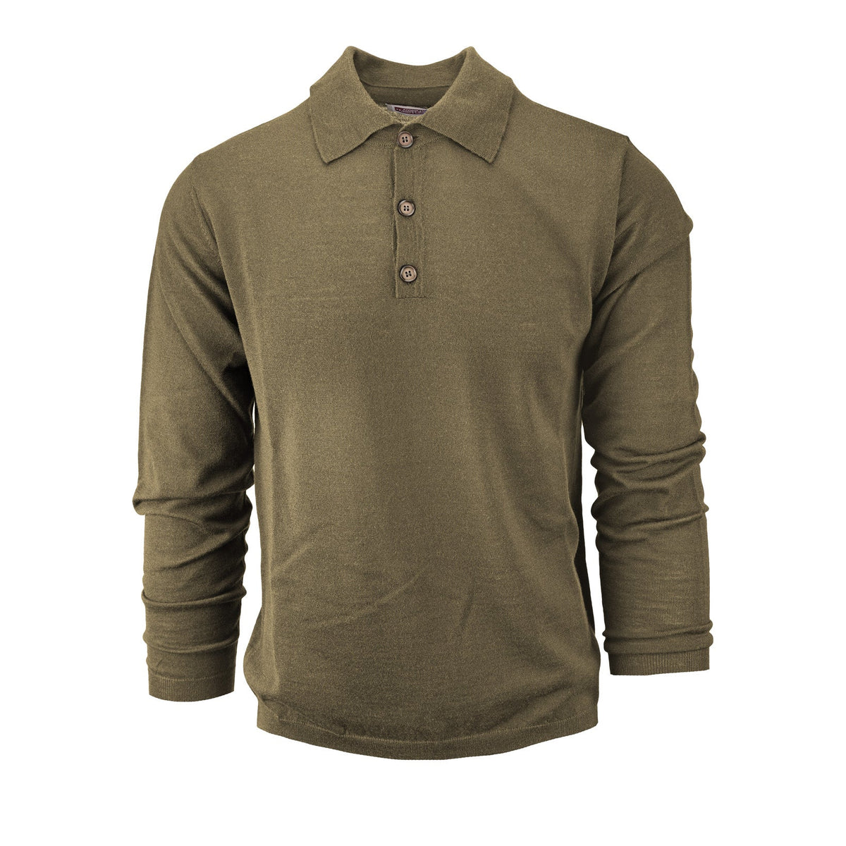 Langarm-Polo aus Flachs-Borelio-Conrad Hasselbach Shoes & Garment