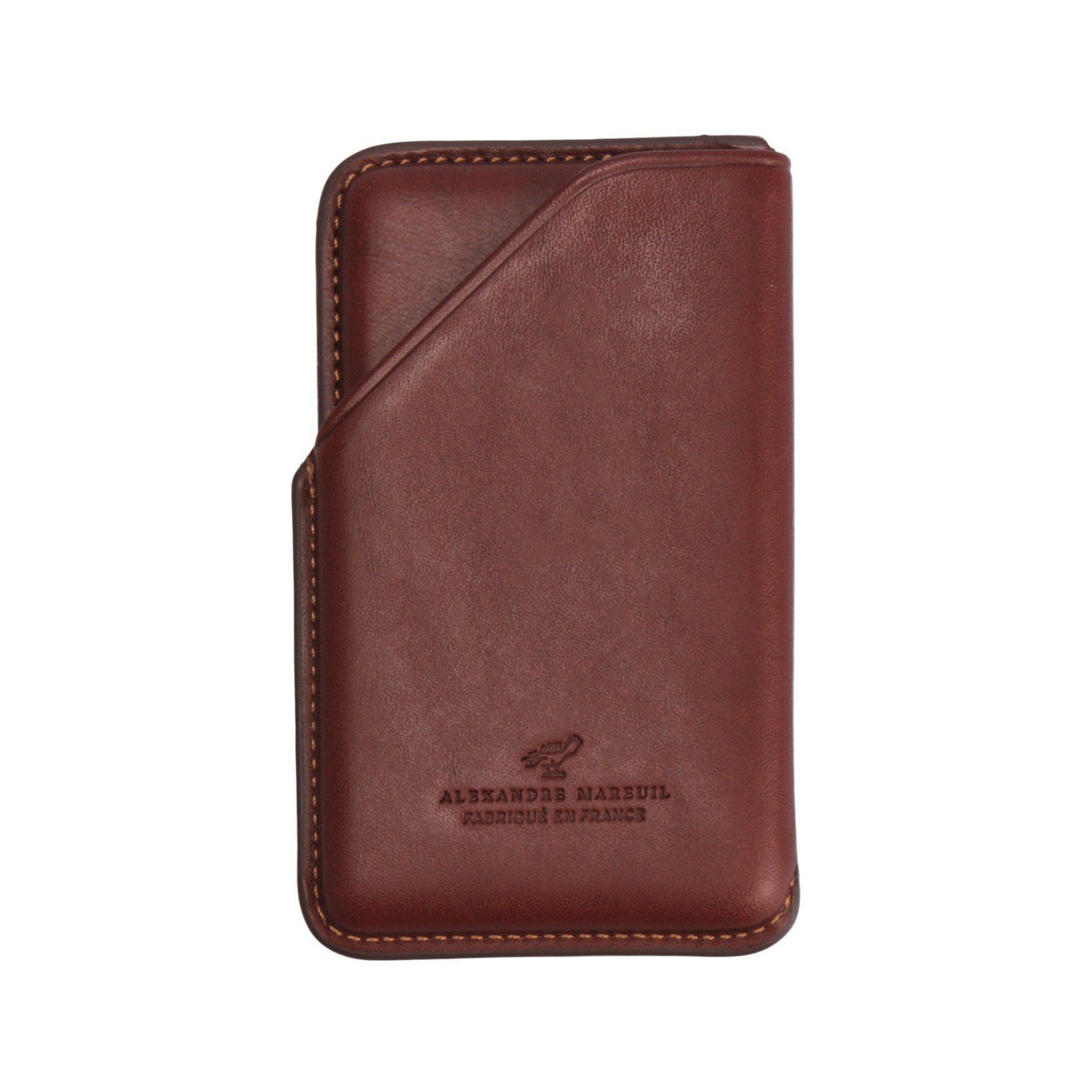 Leather Credit Card Case-Alexandre Mareuil-Conrad Hasselbach Shoes &amp; Garment