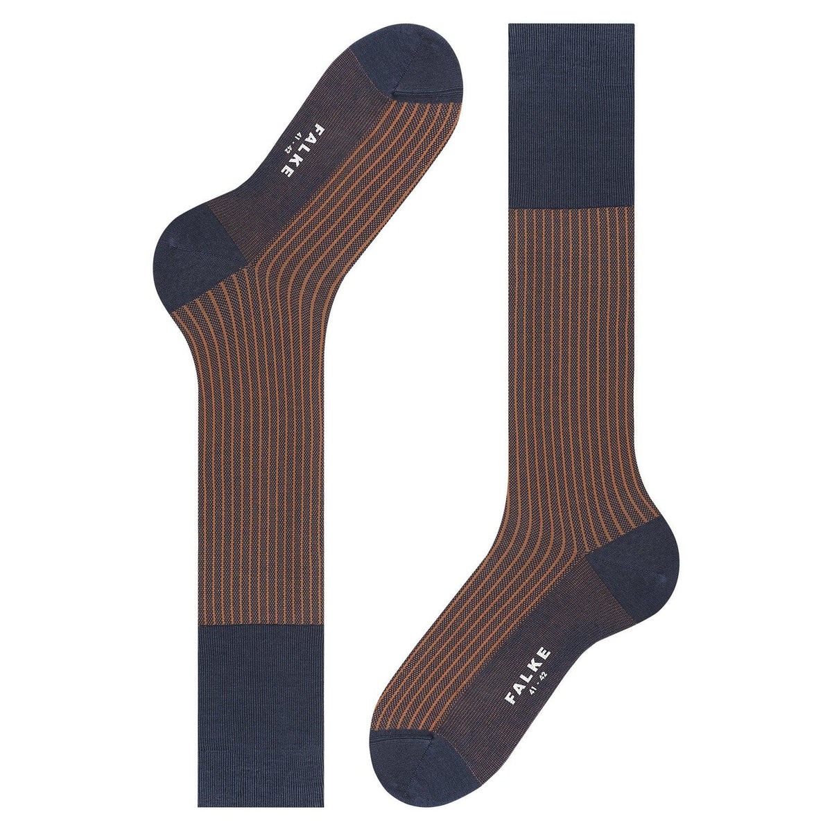 Oxford Stripe Herren Kniestrümpfe-Falke-Conrad Hasselbach Shoes & Garment