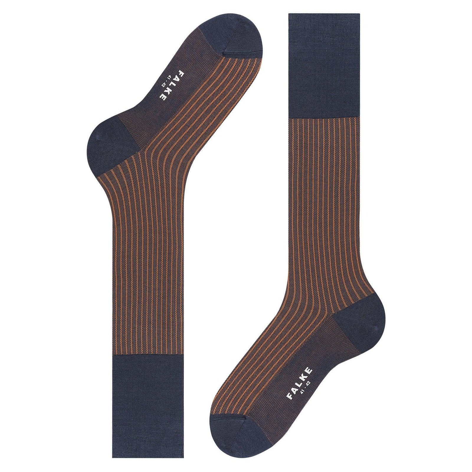 Oxford Stripe Herren Kniestrümpfe-Falke-Conrad Hasselbach Shoes & Garment