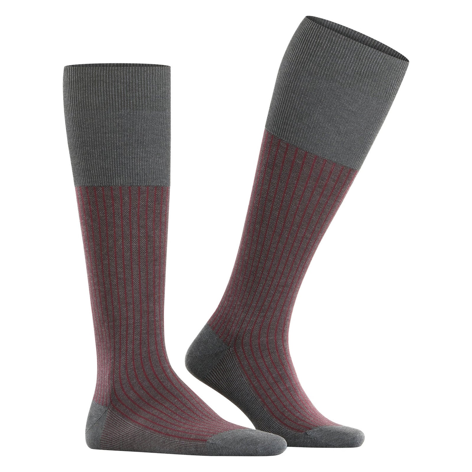 Oxford Stripe Herren Kniestrümpfe-Falke-Conrad Hasselbach Shoes & Garment