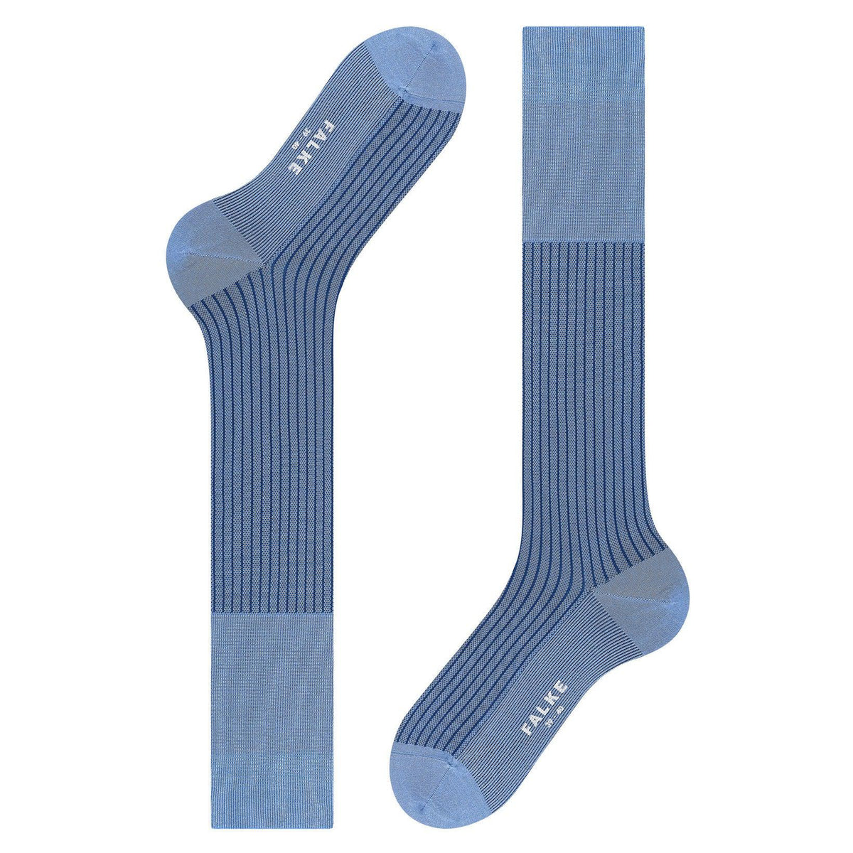 Oxford Stripe Herren Kniestrümpfe-Falke-Conrad Hasselbach Shoes & Garment