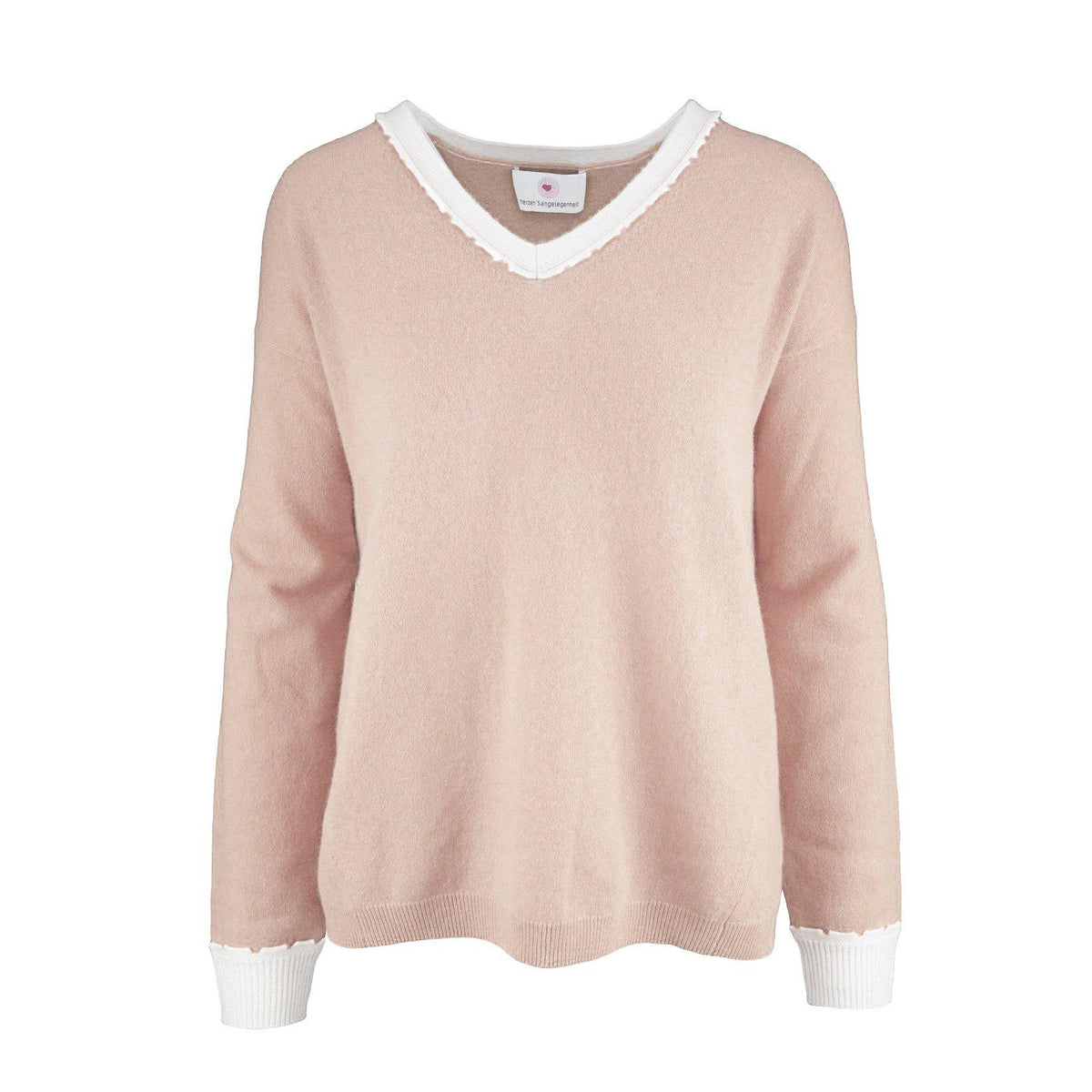 Pullover V-Ausschnitt-herzensangelegenheit-Conrad Hasselbach Shoes & Garment