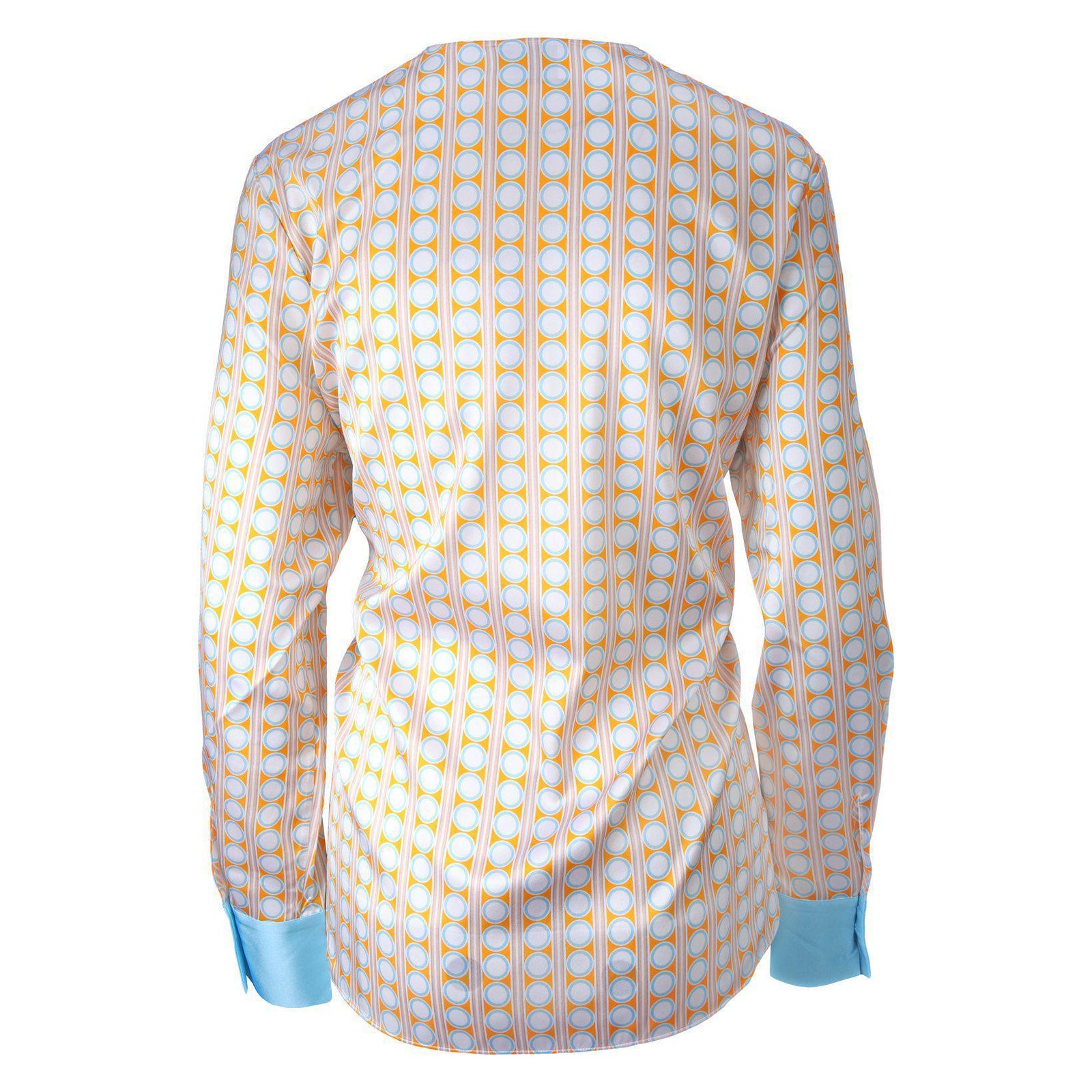 Seidenbluse mit V-Ausschnitt-HERZENS-Conrad Hasselbach Shoes & Garment