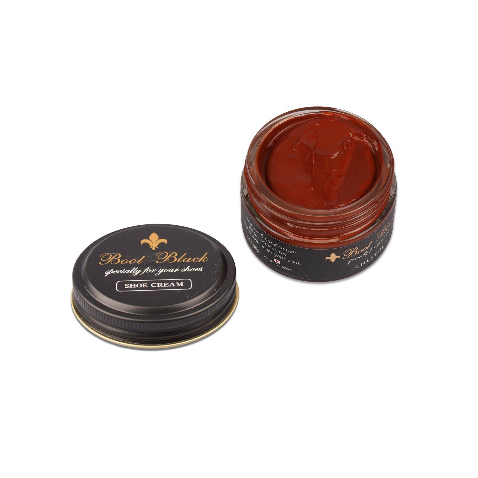 Shoe Cream 55g-Boot Black-Conrad Hasselbach Shoes & Garment