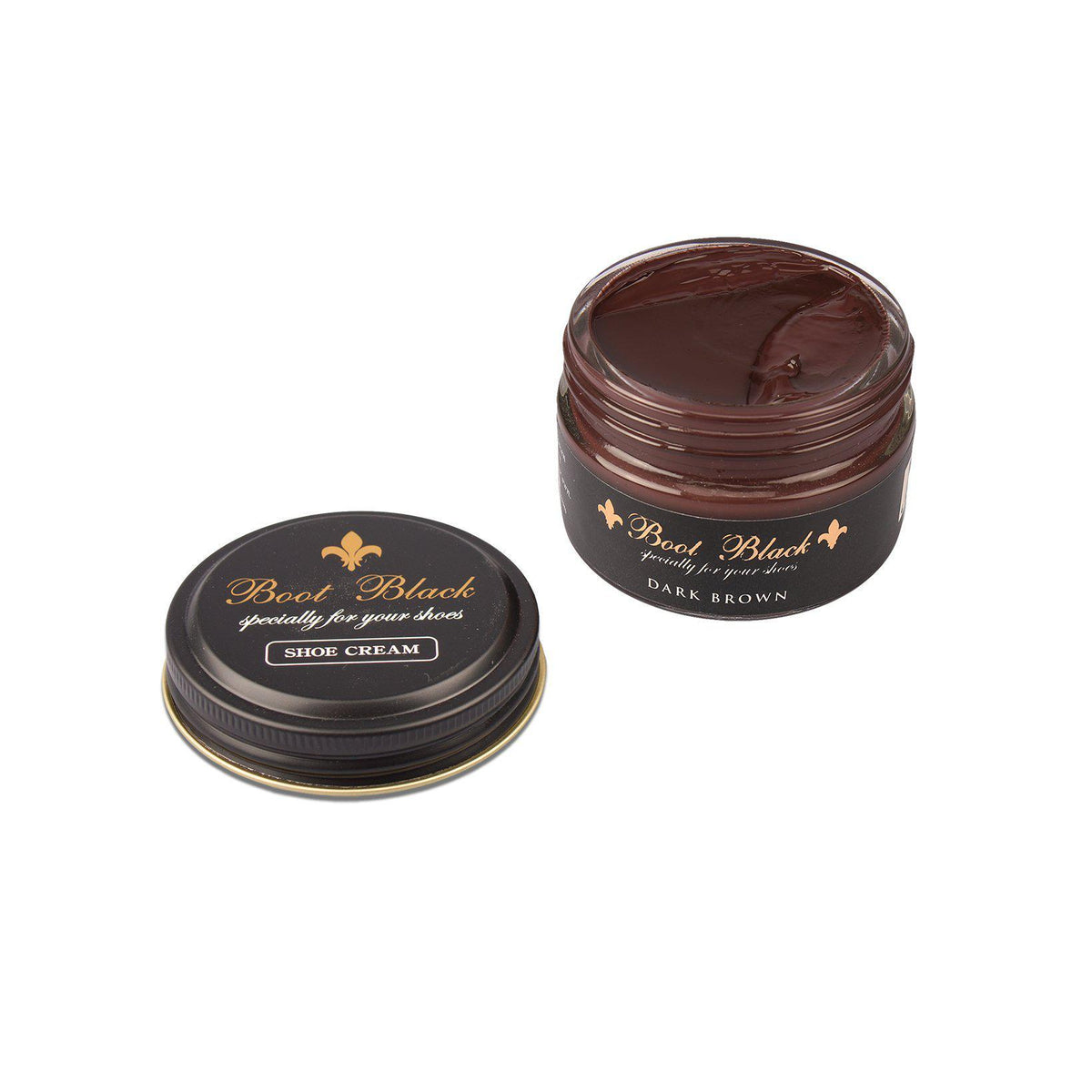 Shoe Cream 55g-Boot Black-Conrad Hasselbach Shoes & Garment