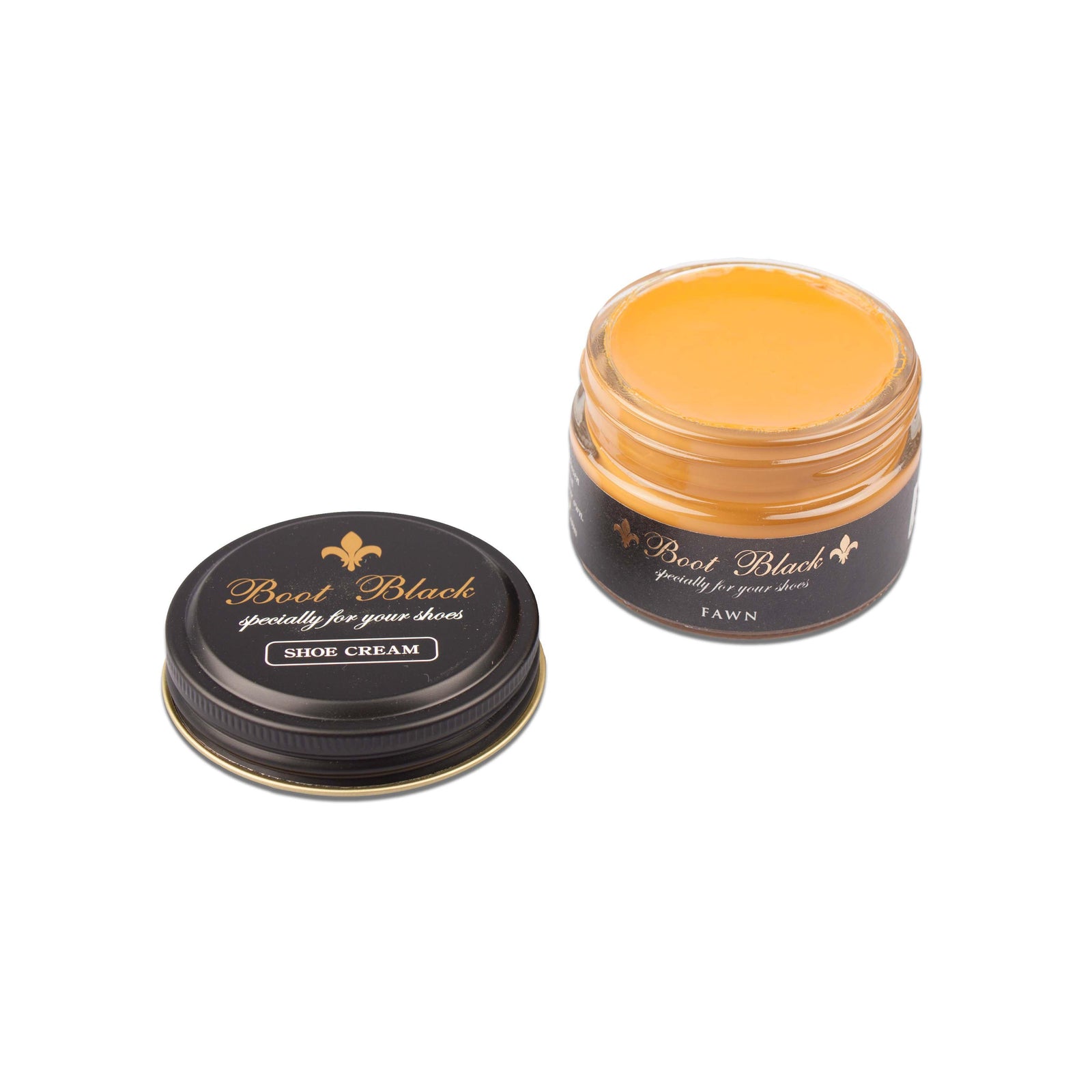 Shoe Cream 55g-Boot Black-Conrad Hasselbach Shoes & Garment