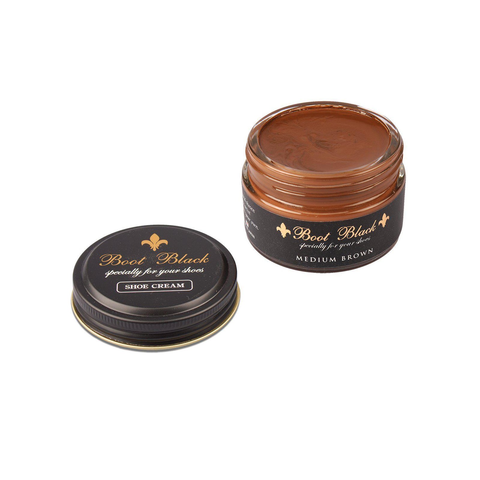 Shoe Cream 55g-Boot Black-Conrad Hasselbach Shoes & Garment