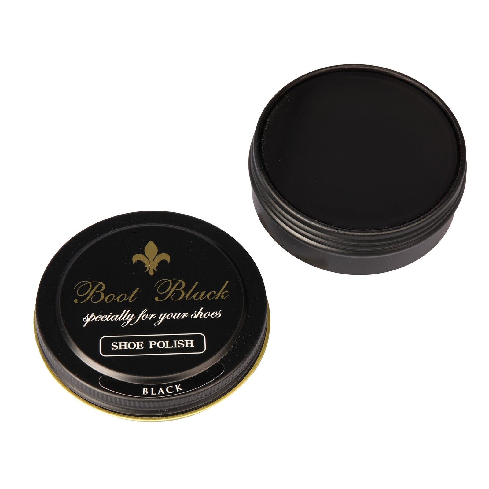 Shoe Polish – Schuhwachs 50g-Boot Black-Conrad Hasselbach Shoes & Garment