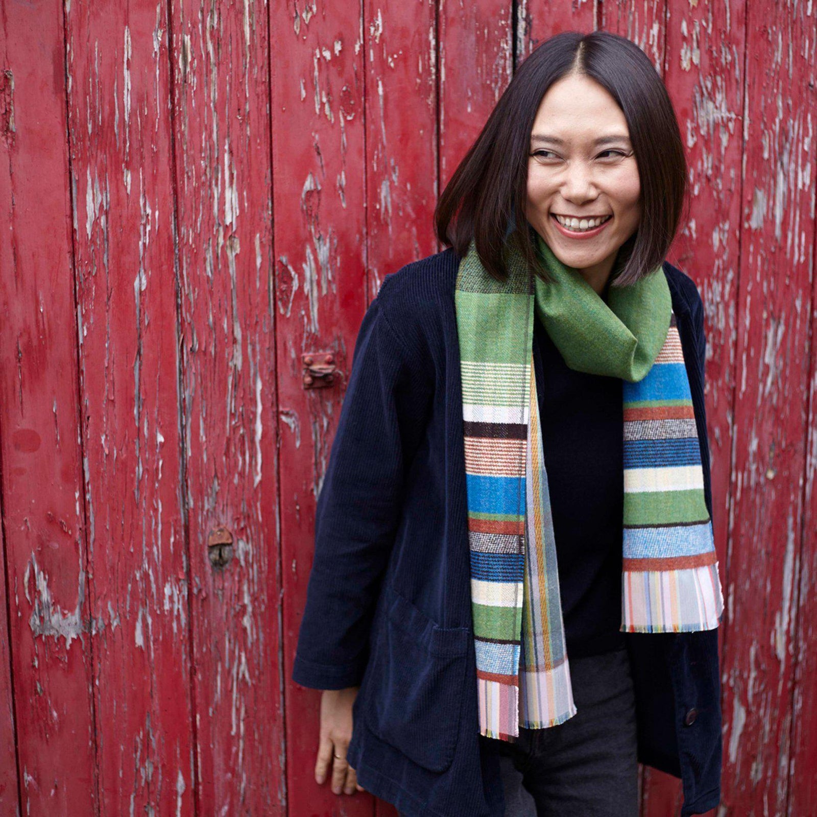 Silk And Lambswool Scarves-Wallace Sewell-Conrad Hasselbach Shoes & Garment