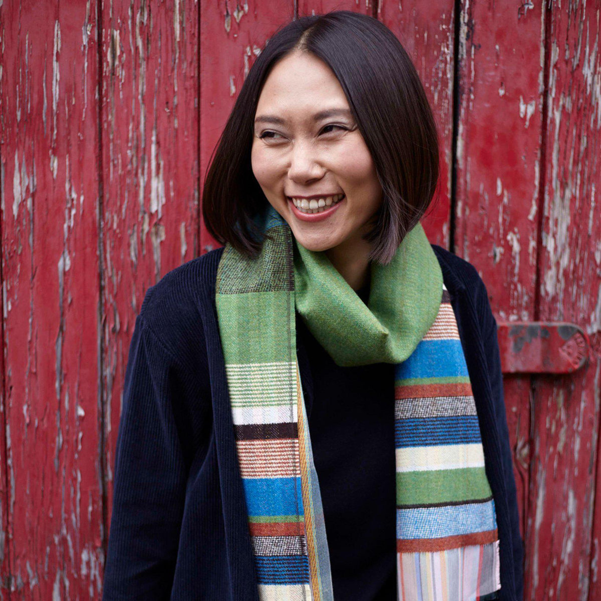 Silk And Lambswool Scarves-Wallace Sewell-Conrad Hasselbach Shoes & Garment