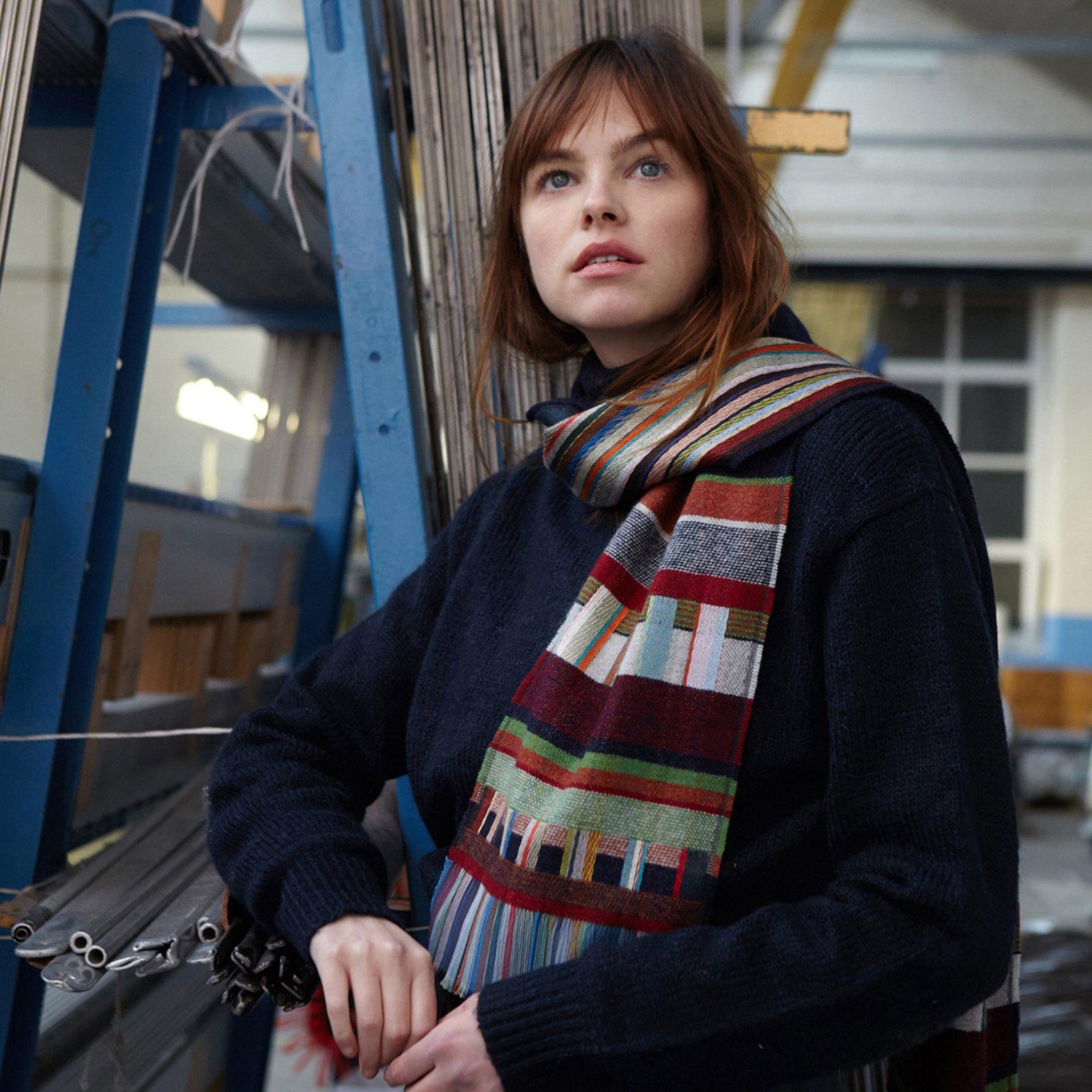 Silk And Lambswool Scarves-Wallace Sewell-Conrad Hasselbach Shoes & Garment