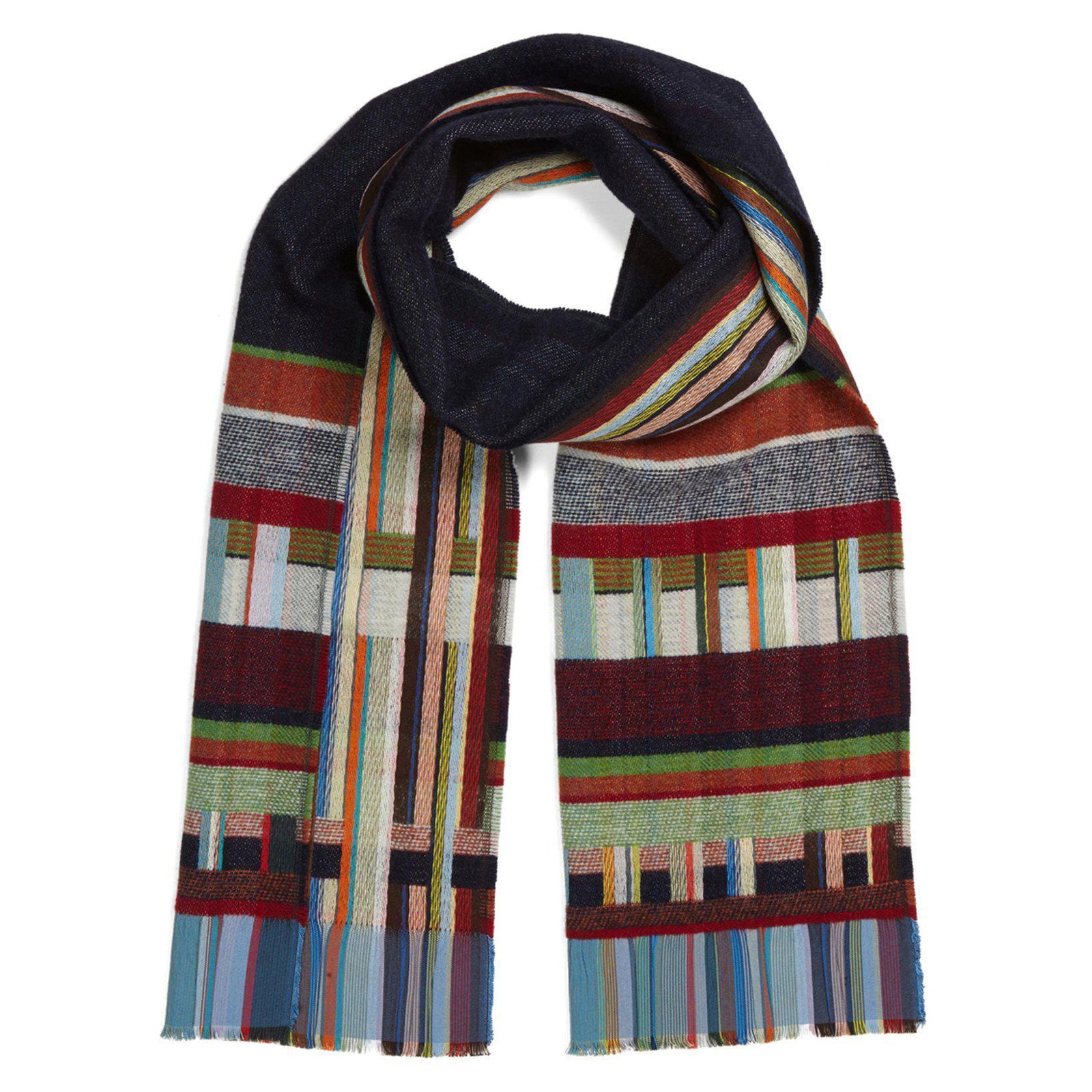 Silk And Lambswool Scarves-Wallace Sewell-Conrad Hasselbach Shoes & Garment
