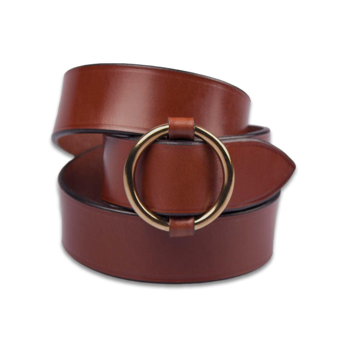 Single Ring Belt Brass-Martin Faizey-Conrad Hasselbach Shoes & Garment