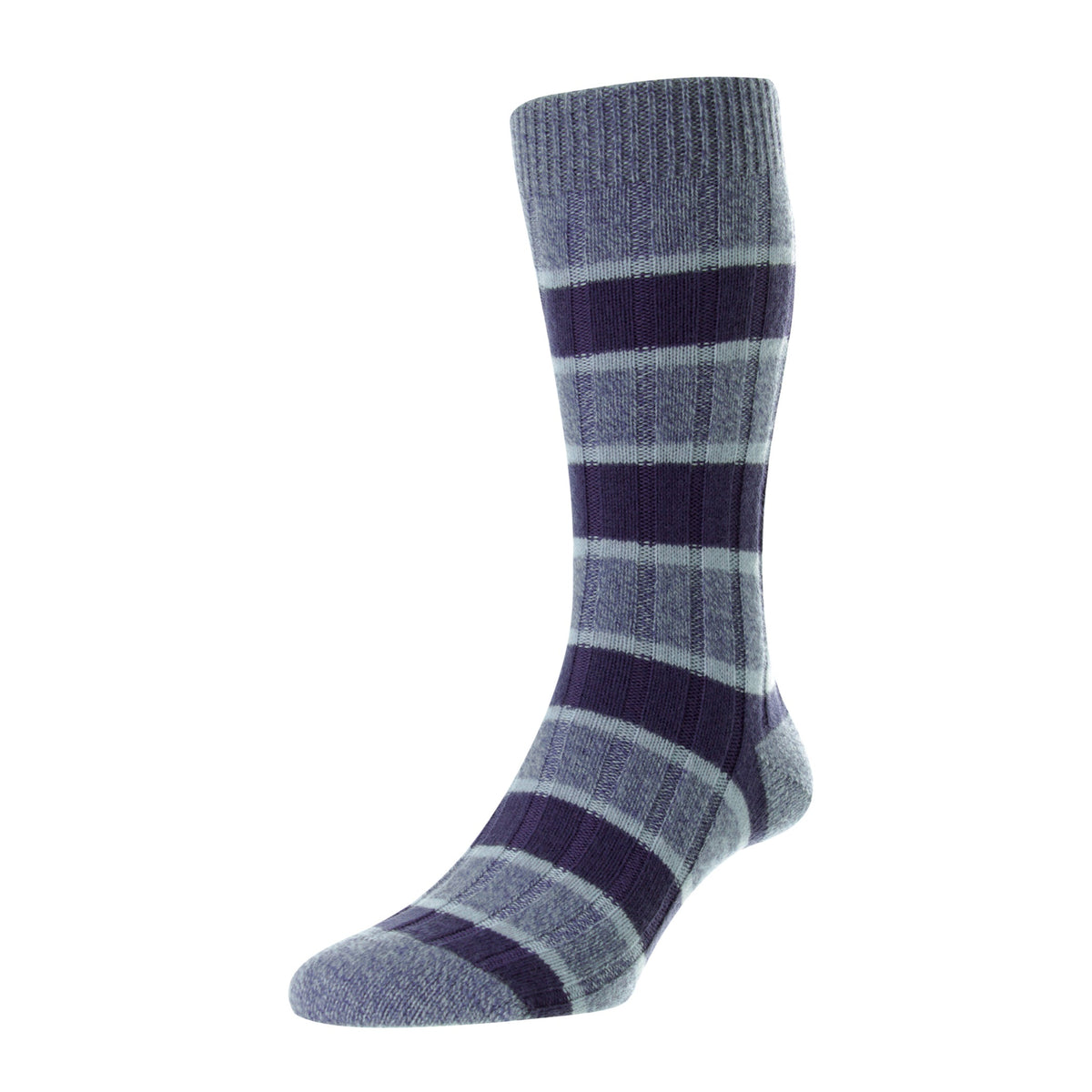 Stalbridge - 6x2 Rippe / Kaschmir Herrensocken-Pantherella-Conrad Hasselbach Shoes & Garment