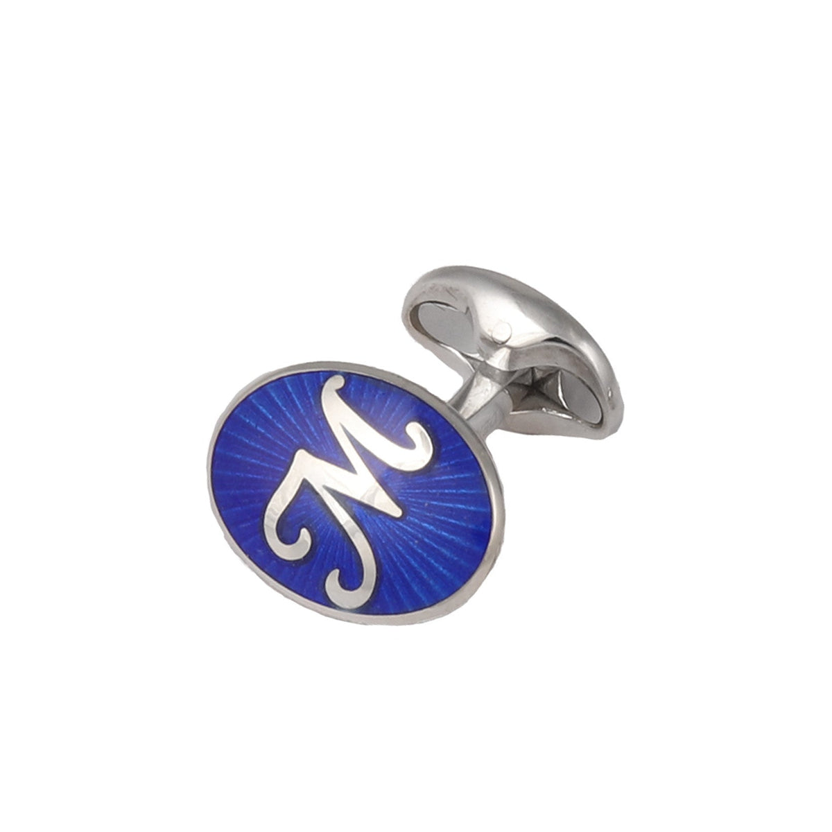 Sterling Silver Personalised Initial Cufflinks-Deakin & Francis-Conrad Hasselbach Shoes & Garment
