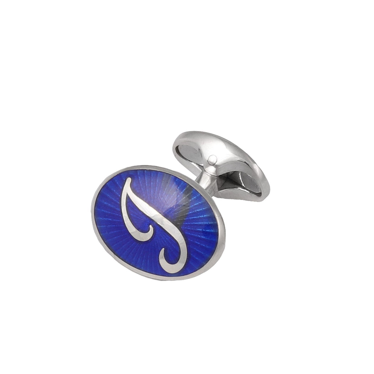 Sterling Silver Personalised Initial Cufflinks-Deakin & Francis-Conrad Hasselbach Shoes & Garment