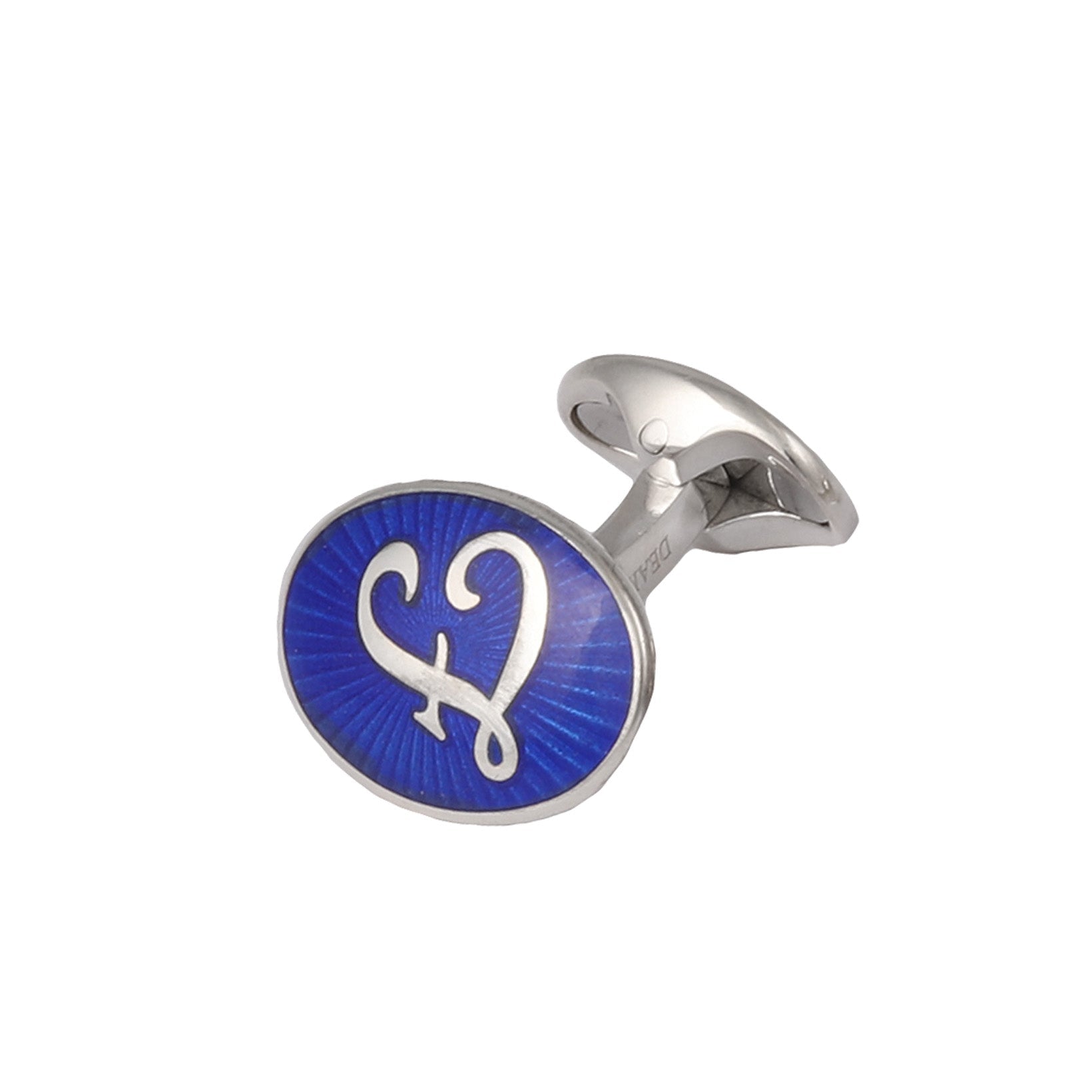 Sterling Silver Personalised Initial Cufflinks-Deakin & Francis-Conrad Hasselbach Shoes & Garment