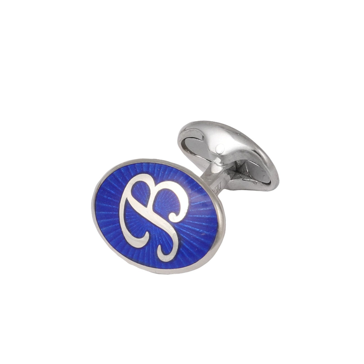 Sterling Silver Personalised Initial Cufflinks-Deakin & Francis-Conrad Hasselbach Shoes & Garment