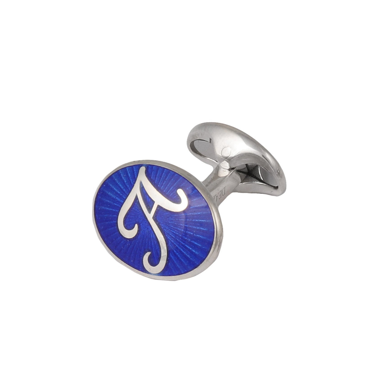 Sterling Silver Personalised Initial Cufflinks-Deakin &amp; Francis-Conrad Hasselbach Shoes &amp; Garment