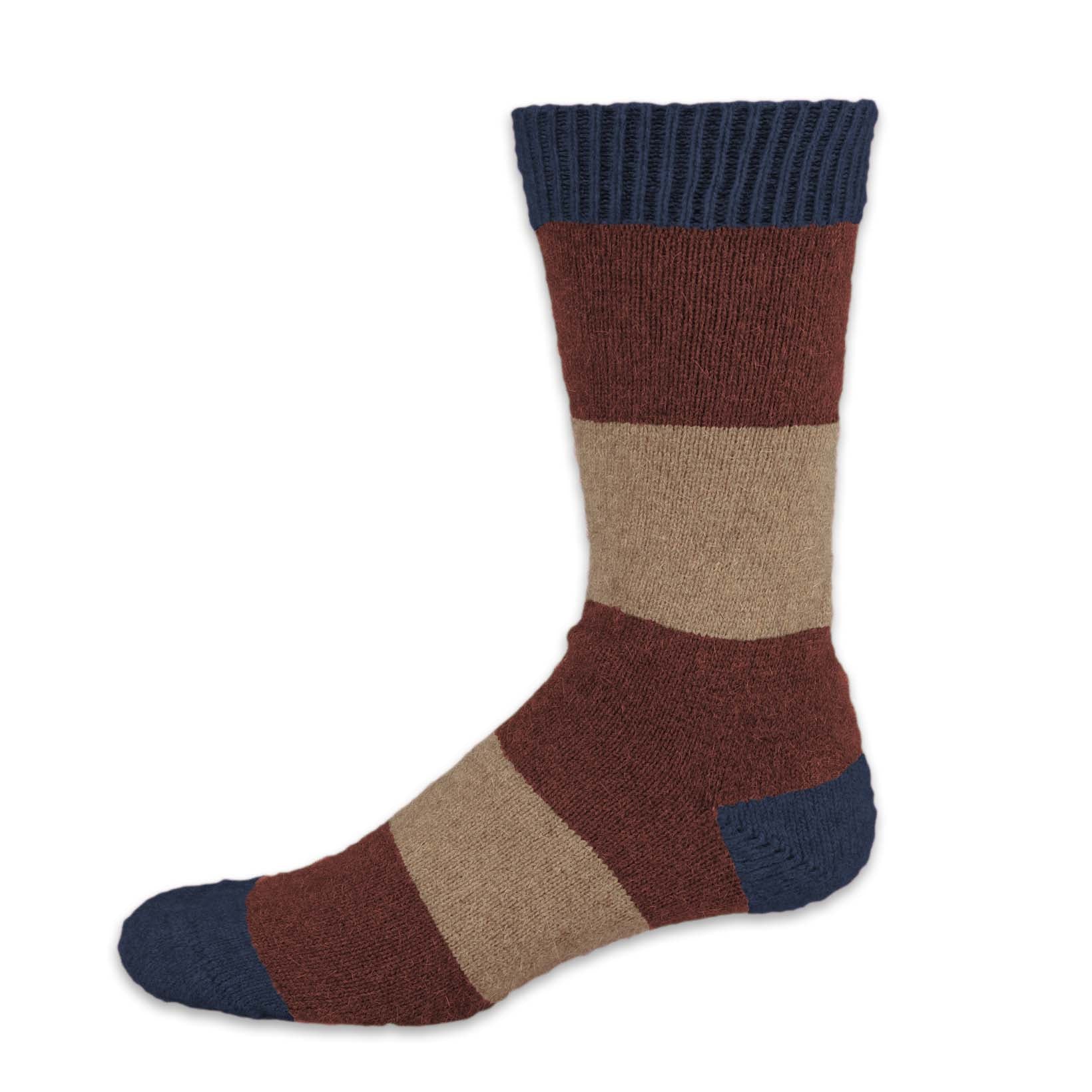 Stripe Sock-Noble Wilde-Conrad Hasselbach Shoes & Garment