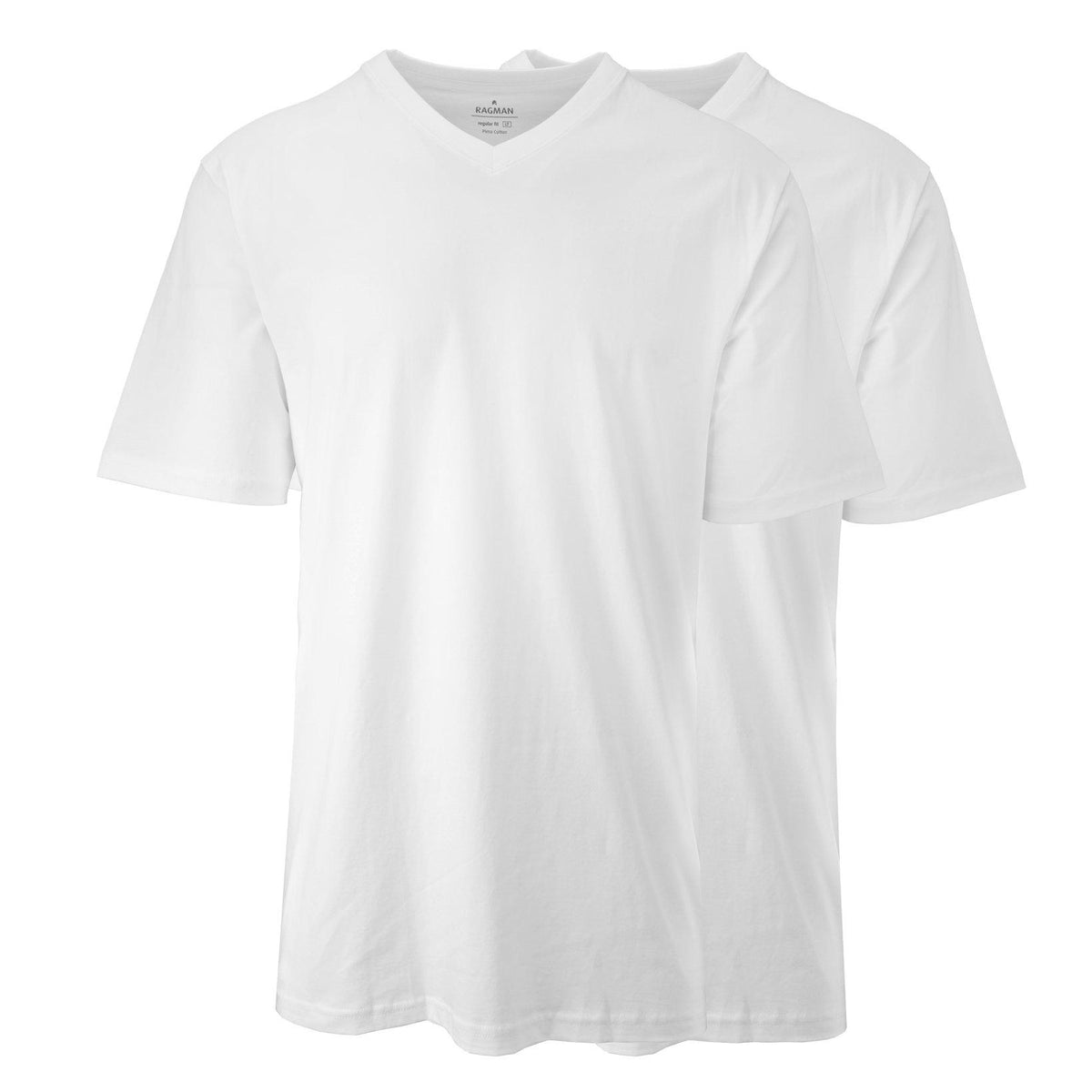 T-Shirts LONG &amp; TALL mit V-Ausschnitt - Doppelpack-Ragman-Conrad Hasselbach Shoes &amp; Garment