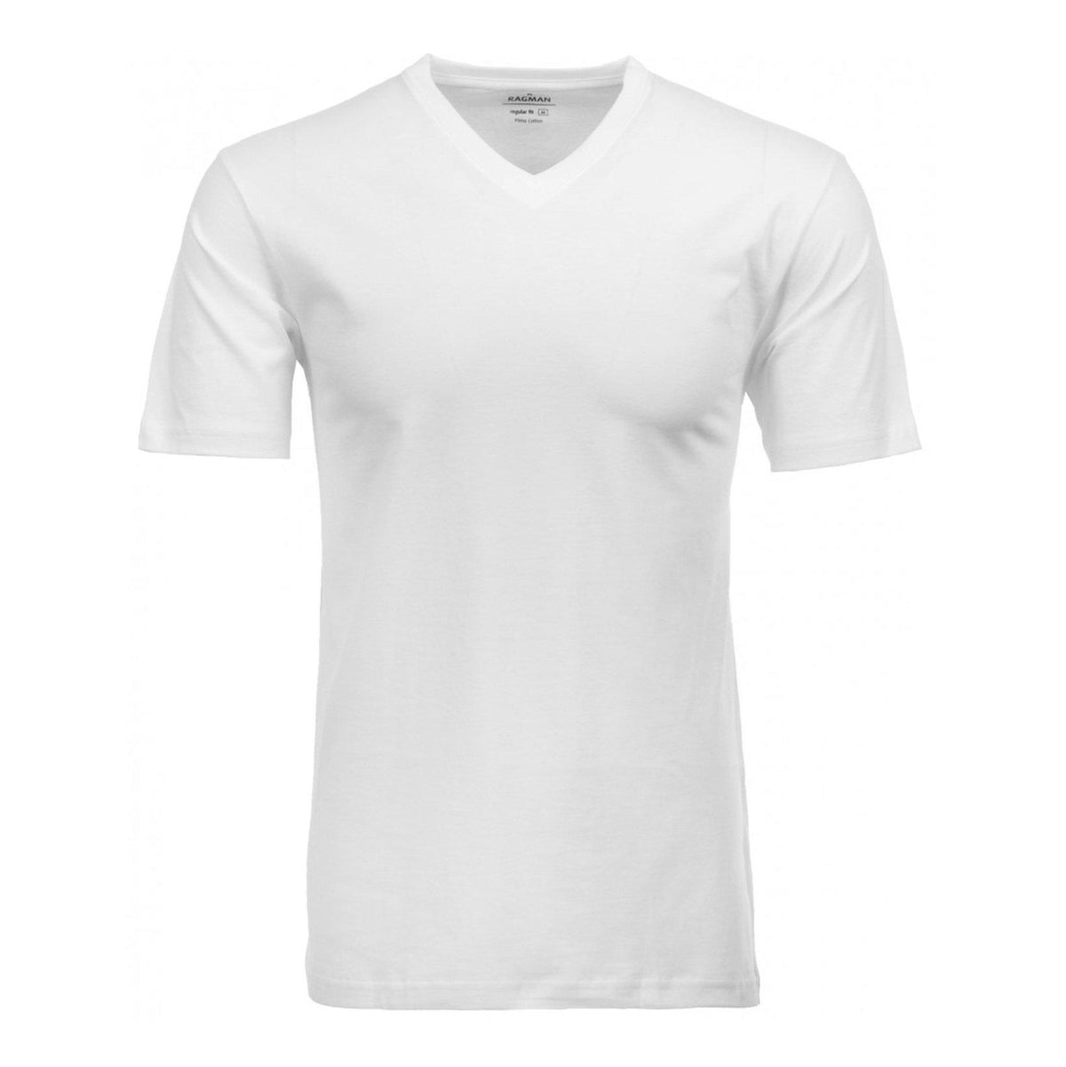 T-Shirts mit V-Ausschnitt - Doppelpack-Ragman-Conrad Hasselbach Shoes & Garment