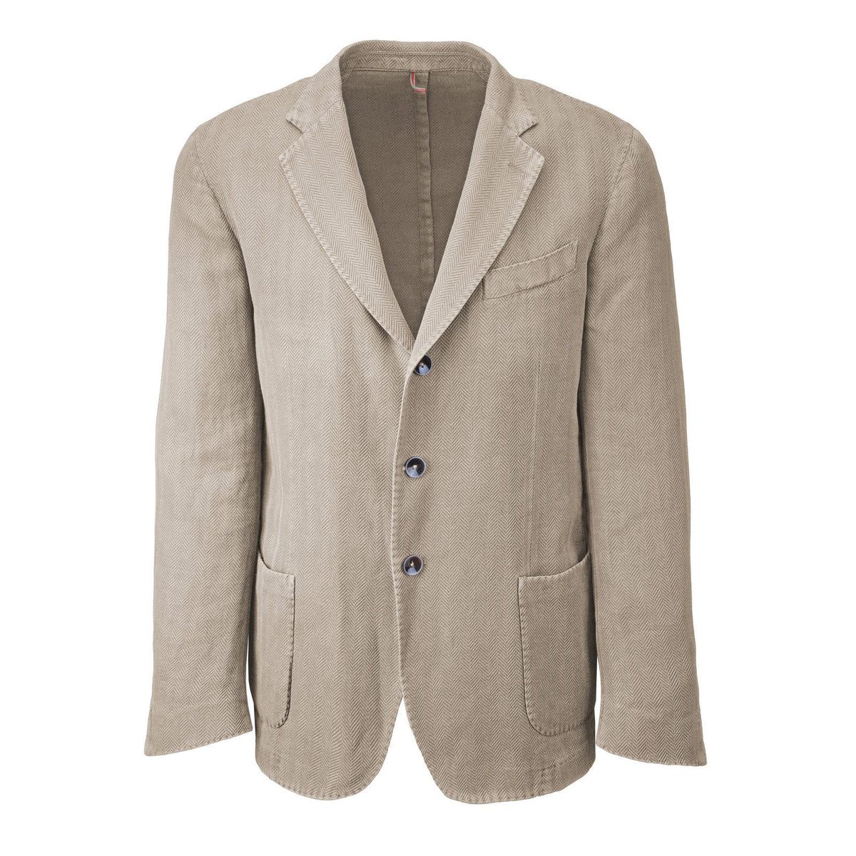 Ungefütterter Baumwoll-Blazer mit Fischgrat-Hazel & Brook-Conrad Hasselbach Shoes & Garment