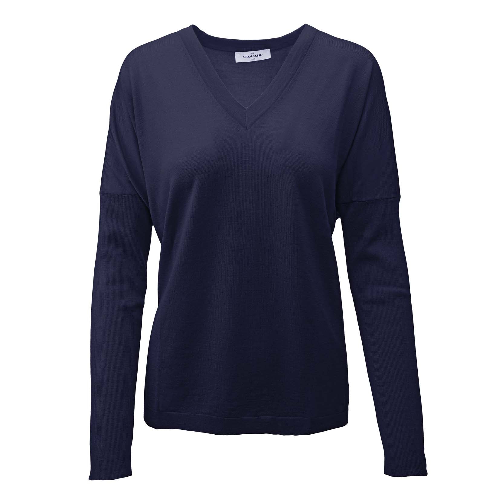 V-Ausschnitt Pullover-Gran Sasso-Conrad Hasselbach Shoes & Garment