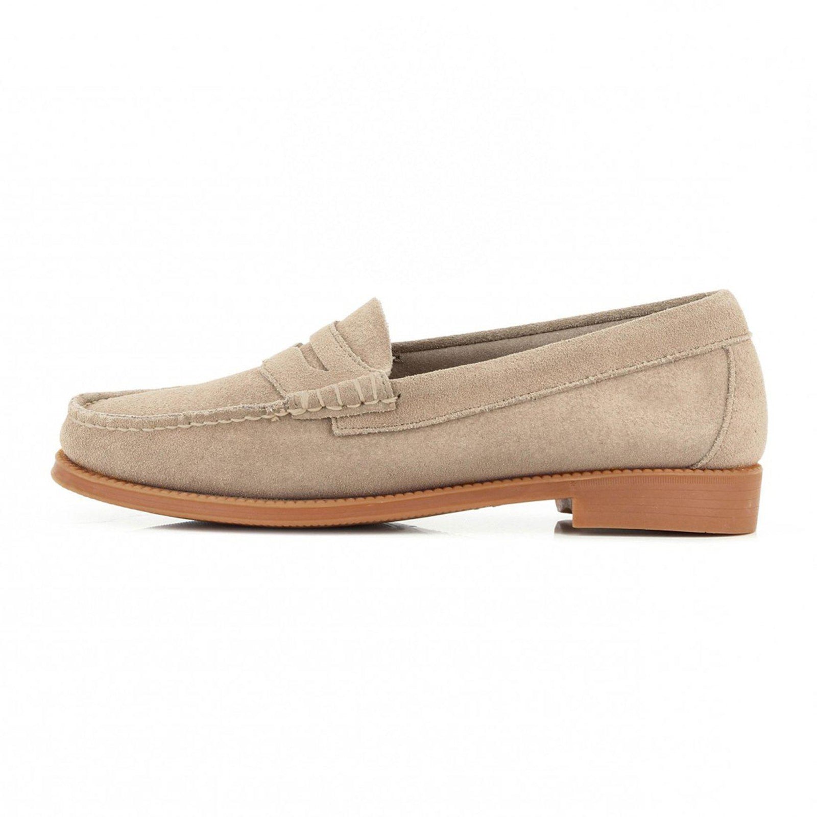 Women Easy Weejuns Penny Loafers Suede-Bass-Conrad Hasselbach Shoes & Garment